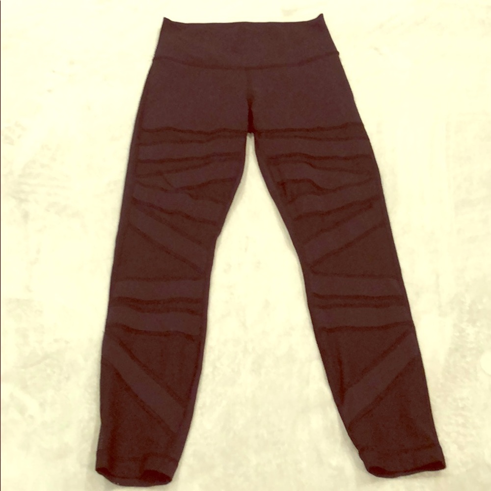 Lululemon Athletica Leggings. High Times Tech Mesh